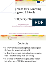 New Approach For E-Learning Using Web 2.0 Tools OER Perspective