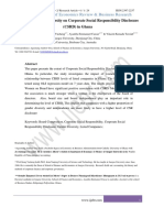 Impact of Gender Diversity On Corporate Social Responsibility Disclosure (CSRD) in Ghana