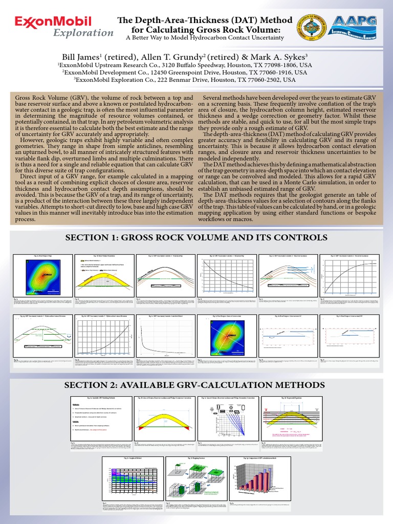 The Depth-Area-Thickness Method For Calculating Gross Rock Volume | PDF ...
