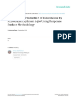 Optimization Production of Biocellulose by a. Xylinum Using RSM