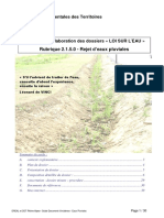 Guide Pour L'élaboration Des Dossiers - Loi Sur L'eau - Rejet D'eau Pluviales