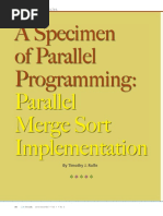 Paper Parallel Merge Sort