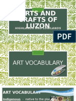 Arts and Crafts of Luzon (Highlands and Lowlands)