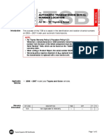 TSB - Transmission Identification PDF