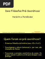 Filósofos Pré Socráticos