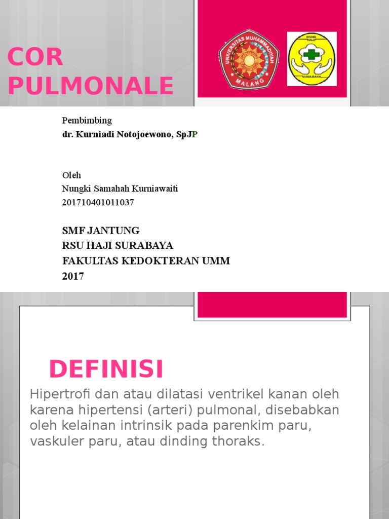 Cor Pulmonale Chronicum (CPC) Fix | PDF