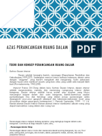 Azas Perancangan Ruang Dalam