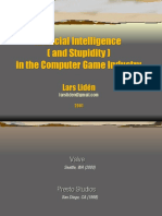 Artificial Intelligence (And Stupidity) in Computer Games