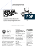 Media and Information Literacy TG