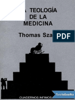 La Teologia de La Medicina - Thomas Szasz