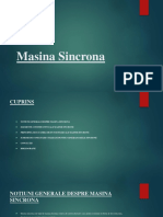 Masina Sincrona - Proiect PowerPoint Pentru Obtinerea Certificatului de Competente Profesionale