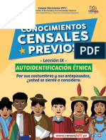 Autoidentificacion Étnica. CENSO 2017