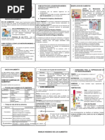 Triptico Conservacion de Alimentos | Alimentos | Comida y bebida