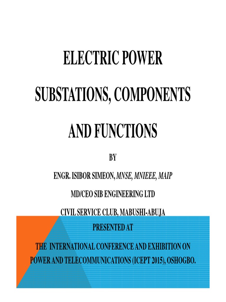 Substation Components and Functions | PDF | Electrical Substation ...