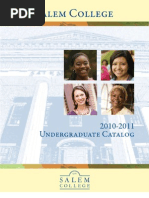 Download 2010-11 Salem Undergraduate Academic Catalog by Salem College SN35807910 doc pdf