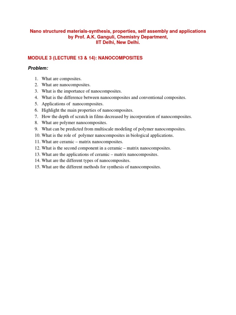 Nptel PDF Composite Material