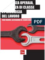 Experiencia Operaria, Consciencia de Classe e Psicologia Do Trabalho - Ivar Oddone Et Al.