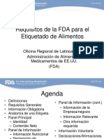 Requisitos de La FDA para El Etiquetado de Alimentos