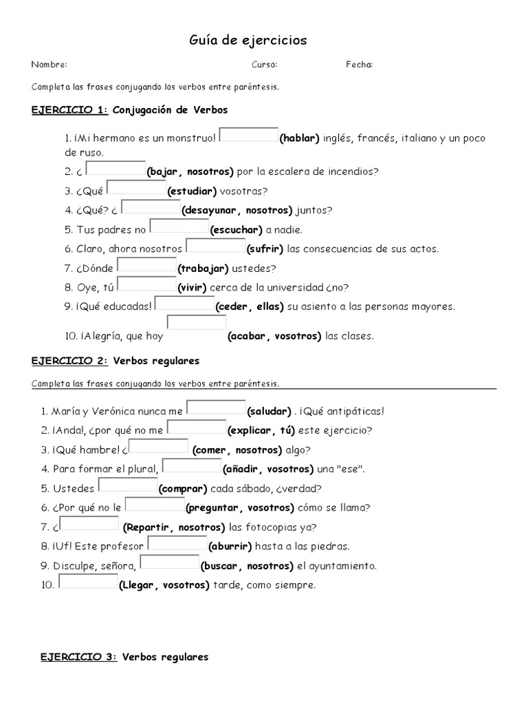 completa-las-frases-conjugando-los-verbos-entre-par-ntesis-lista-verbo-idiomas