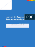 Síntesis Del Proyecto: Educativo Institucional