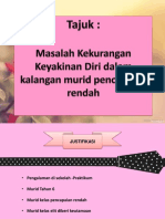 Kurang Keyakinan Diri