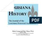 Huey Long and the Chaco War: Louisiana History
