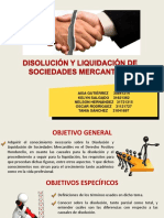 Disolucion y Liquidacion de Sociedades Mercantiles