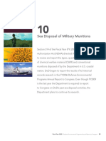 DoD Report To Congress On Sea Disposal of Munitions
