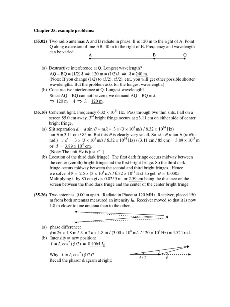YF Ch35 Exmpls New PDF (35.51 Punto 2) PDF Wavelength
