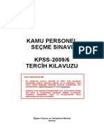 2009 Tercihklv 24082017 PDF