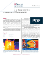 Locating Levels in Tanks and Silos Using Infrared Thermography