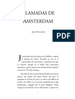 Llamadas de Amsterdam - Juan Villoro