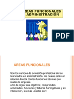 Areas Funcionales