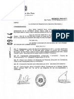 Decreto 0944, Designación de Mariana Giosa Como Contadora Municipal