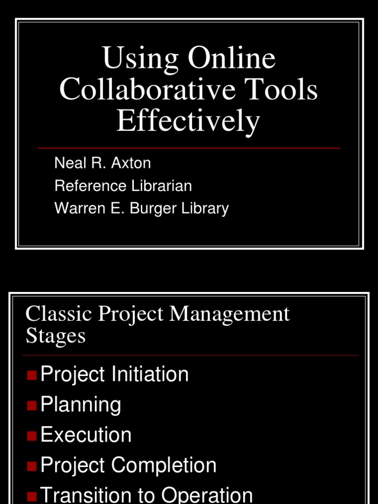 Effective Use of Online Collaboration Tools | PDF | Tag (Metadata) | Wiki