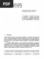 Terapia Familiar - Teoria e Técnica Através Do