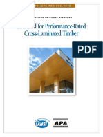 Ansi Apa Standard for Perf Rated CLT Oct2012