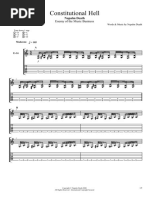 Napalm Death - Constitutional Hell (Guitar Pro) PDF