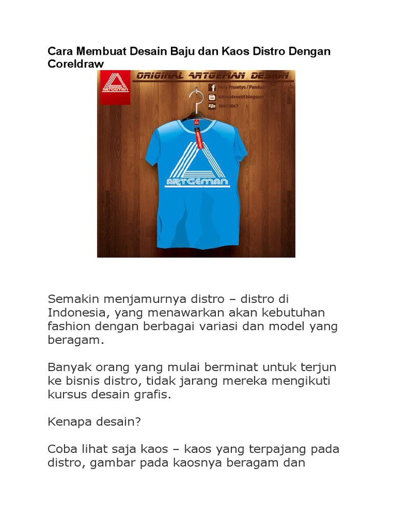 Cara Membuat Desain Baju Dan Kaos Distro Dengan Coreldraw Cara Membuat Desain Baju Dan Kaos Distro Dengan Coreldraw