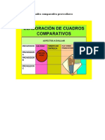 Cuadro Comparativo Proveedores