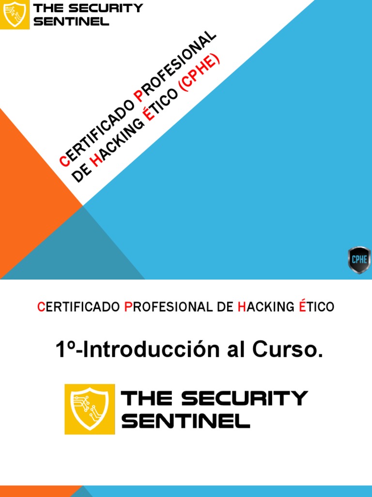 Certificado Profesional De Hacking ético Cphe Pdf La Seguridad