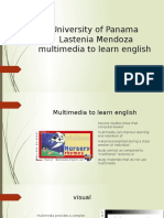 University of Panama Lastenia Mendoza Multimedia To Learn English