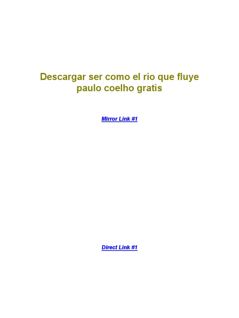 Frases Del Libro Ser Como El Rio Que Fluye