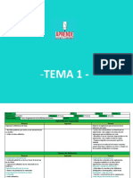 Español Tema 1 Planeación Multigrado