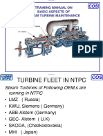 Training Manual Consepts of Steam Turbine Maintenance