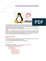 Cara Setting Konfigurasi PC Router Dan Proxy Server Debian