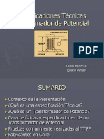 60 - Presentacion Especificaciones Tecnicas Transformador de Potencia - Carlos Mendoza - Ignacio Vargas - 2007-10-30