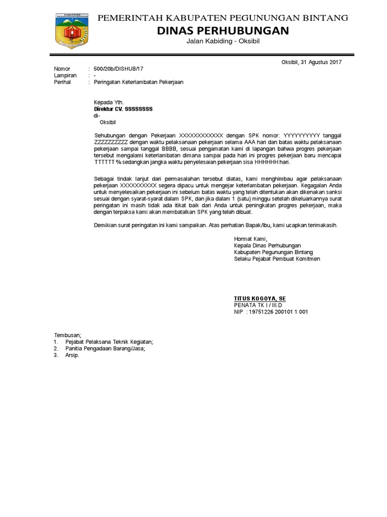 Surat Teguran PDF