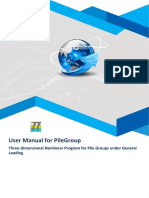 User Manual For PileGroup PDF