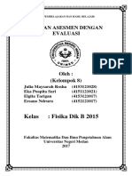 Makalah Hubungan Asesmen Dan Evaluasi Kelompok 8